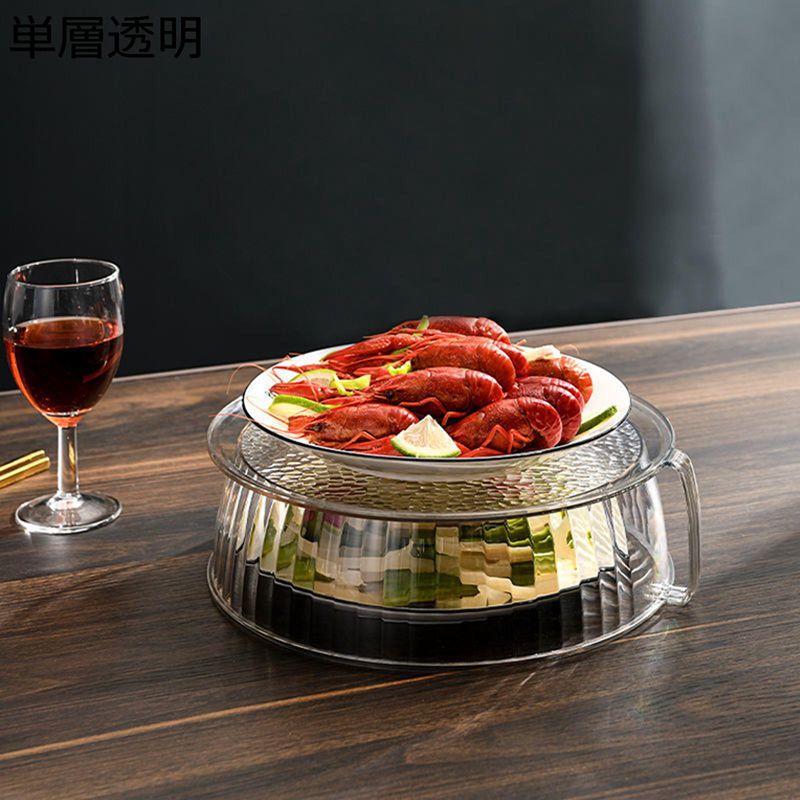 フードカバー 食卓カバー 保温 層 透明 キッチンカバー 虫よけ 埃よけ 簡単収納 コンパクト 便利 省スペース おしゃれ 多 洗える 多機能 プラスチック 残りごはん 家庭用 業務用 キッチン収納 再利用可能
