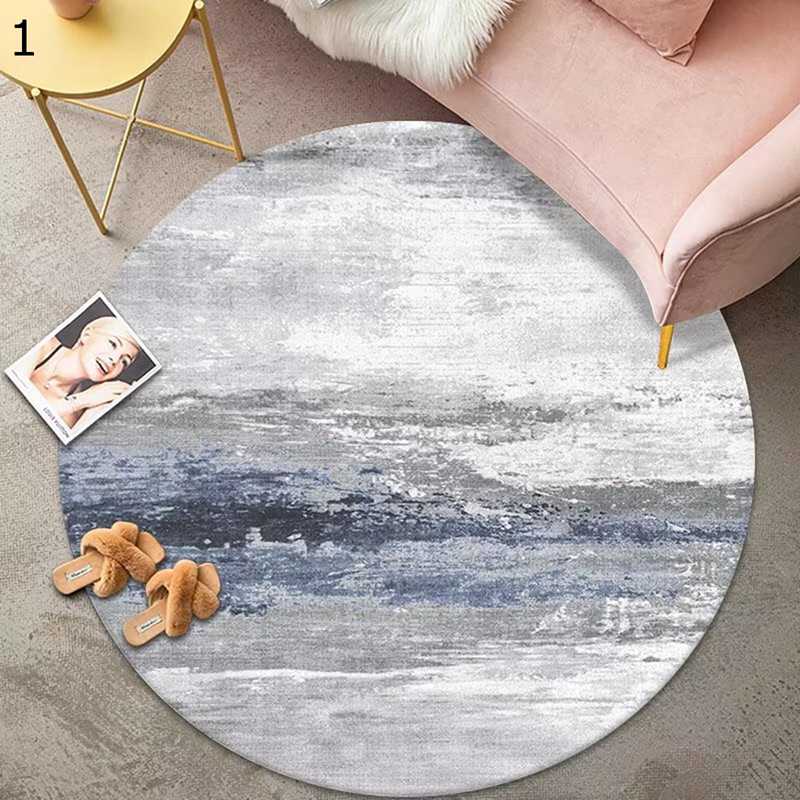 ラグ サンタクロース ゲーミングチェアマット チェアマット アニメ 厚さ5mm 子供部屋用 動物柄 可愛い 床保護ラグ 円形マット デスクマット 柔軟 ソフト お手入れ簡単 防ダニ 手洗い 現代風 居間用 テレワーク