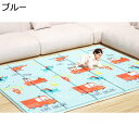 プレイマット ベビー 子どもプレイマット 折り畳み式 ベビープレーマット 衝撃緩和 滑り止め 防水 ベビーマット 子供のゲームパッド 持ち運びやすい XPE素材...