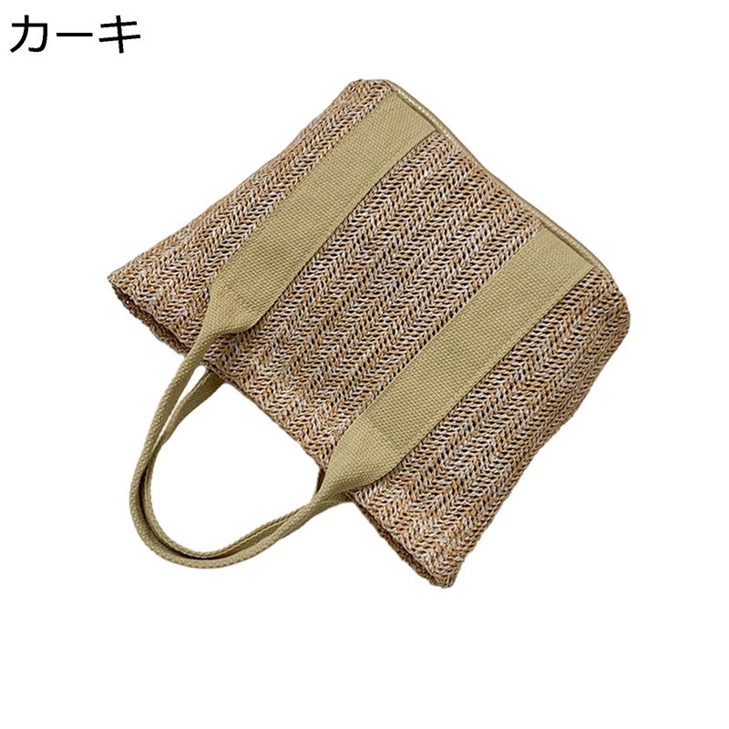 ハンドバッグ 肩掛け カゴバッグ ハンドメイド ストロー トート 大容量 レディース 可愛い サマーバッグ 2way ビーチ 海 サークルバッグ シンプル レジャーバッグ 遊園地 ナチュラル ギフト 収納簡単