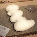 横向き寝 だきまくら 綿 波形 ロングまくら 萌えグッズ ボルスタークッション 枕元クッショ ソフト ヘタリにくい マシュマロ 体圧分散 足枕ン 妊婦 赤ちゃん...