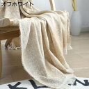 ブランケット 130X150cm 夏用 タオルケット 掛け布団 お昼寝 ひざ掛け 大判 冷房対策 吸湿 通気 吸汗 綿+リネン 優しい肌触り 柔軟性 さらさら ...