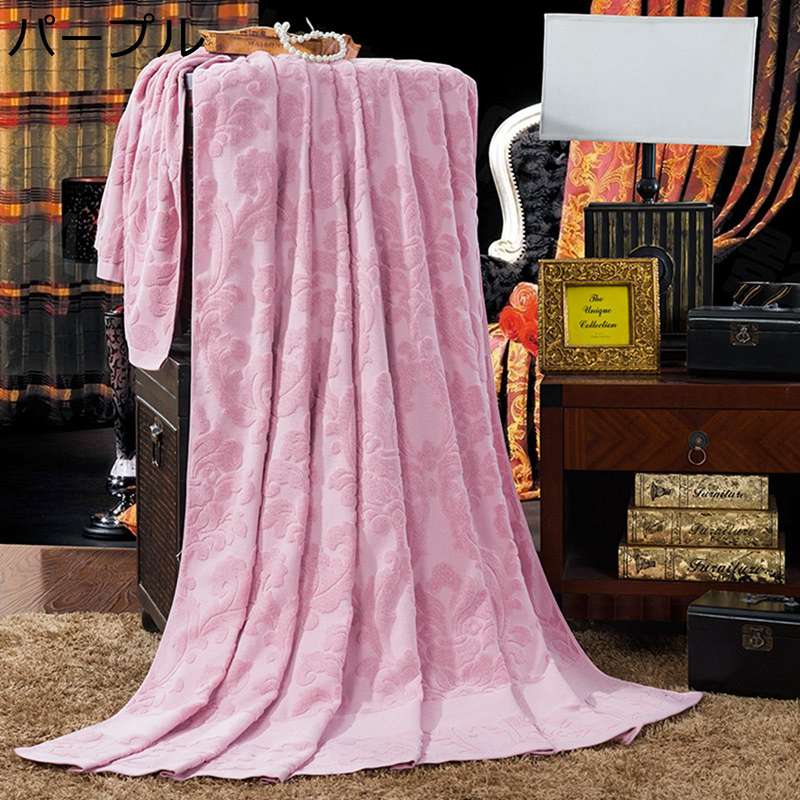 ブランケット 毛布 ふわふわ お昼寝 冷房対策 寝具 タオルケット 掛け布団 ひざかけ 肩掛け 夏掛け 柔らかい肌触り さらさら 柔軟性 吸湿通気 車中泊 キャンプ 梅雨時期 レジャー 丸洗いOK