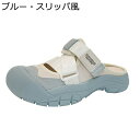 スポーツサンダル 厚底スリッパ スニーカーサンダル レディース マジックテープ つま先保護 メッシュ かわいい 背が4.2cm高くなる靴 調整可能 耐摩耗性 アウトドア 防滑 ウォーキング ベルクロ