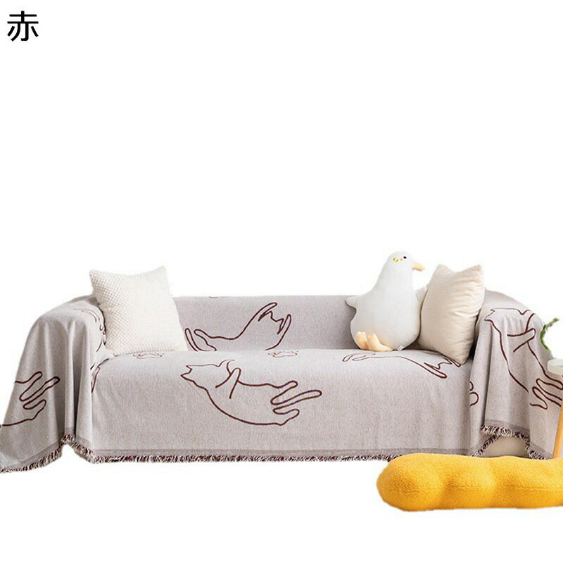 マルチカバー ソファーカバー ねこ柄 かわいい ブランケット リバーシブル マルチクロス ベッドカバー ..