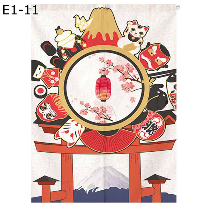 のれん 和風 綿麻 海 名画 間仕切りカーテン 暖簾のれん 取り付け簡単 つっぱり棒付き パーテイー 冷/暖気遮断 飾り物 着替え室 めしや 四季兼用 居酒屋 蕎麦屋 喫茶店 出入り口