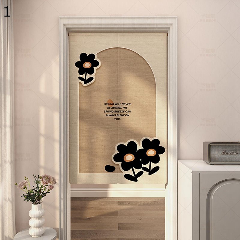 のれん 間仕切りカーテン 北欧 モダン ins風 暖簾のれん 取り付け簡単 つっぱり棒付き 浴室 玄関 子供部屋 キッチン 冷/暖気遮断 開店祝い 四季兼用 居酒屋 蕎麦屋 喫茶店 出入り口