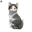 ガーデニング 猫 ねこ ガーデンオブジェ 室内外の置物 ネコ小彫像 可愛い 庭 オーナメント 樹脂 庭飾り 防水 耐久性 園芸雑貨 庭 飾り 園芸 インテリア 彼女 結婚記念日 ギフト 部屋 お庭 屋外 玄関 出窓 階段