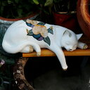 眠るネコ ガーデニング 猫 ねこ ガーデン装飾 置き物 カワイイ 庭 オーナメント グッズミニ樹脂 防水 耐久性 カントリー雑貨 園芸用品 インテリア 部屋 お...