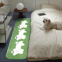 ベッドマット ラグ デスクカーペット アニメ 可愛い ドアマット オールシーズン フロアマット 四角 すべりどめ付き 騒音対策 ウォッシュ キズ防止・防音傷 少女風 子供部屋用 インテリア カフェ 贈物