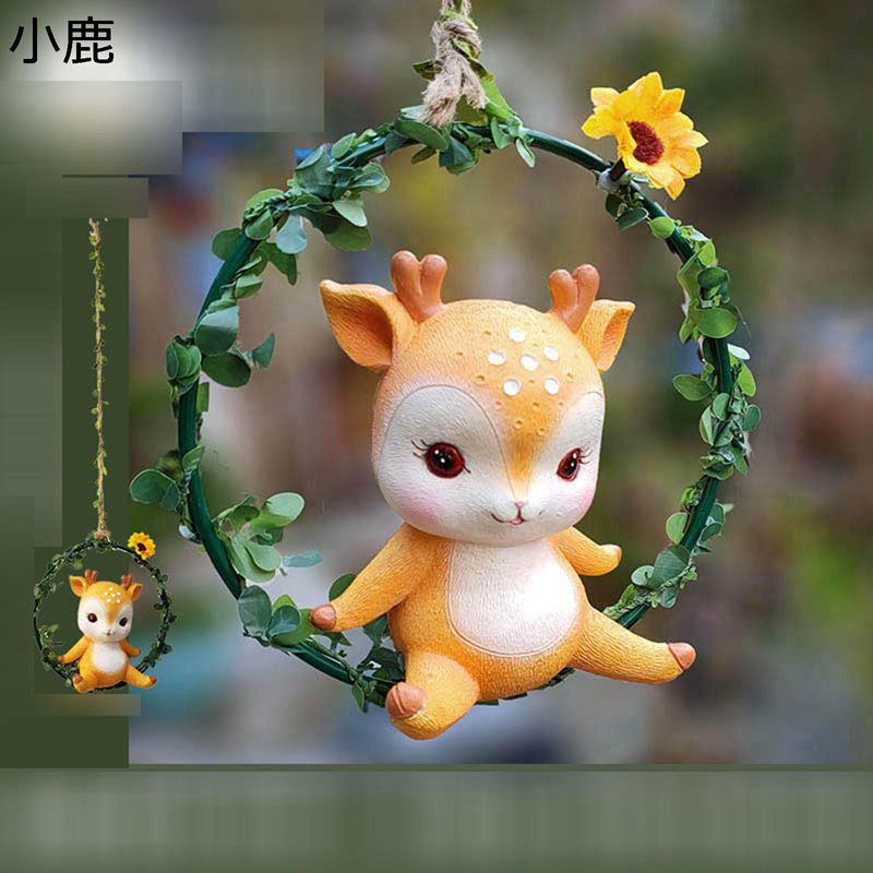 　　　 ◆◇◆人気の秘密◆◇◆ 【サイズ】小鹿：10*7*12cm ピンク子豚：10*8*13cm 小犬：14*8*9cm 小猫:14*8*8.5cm　 子豚：14*9.5*13.5cm 【楽しい庭時間】可愛いオブジェの置物です。丁寧な細工...