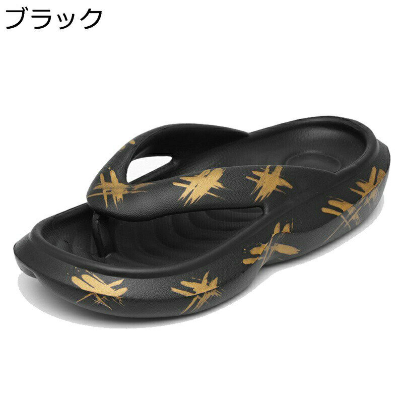 リゾートサンダル 大きいサイズ 迷彩柄 厚めの底 サンダル トイレスリッパ 夏 メンズ 水切り レディー..