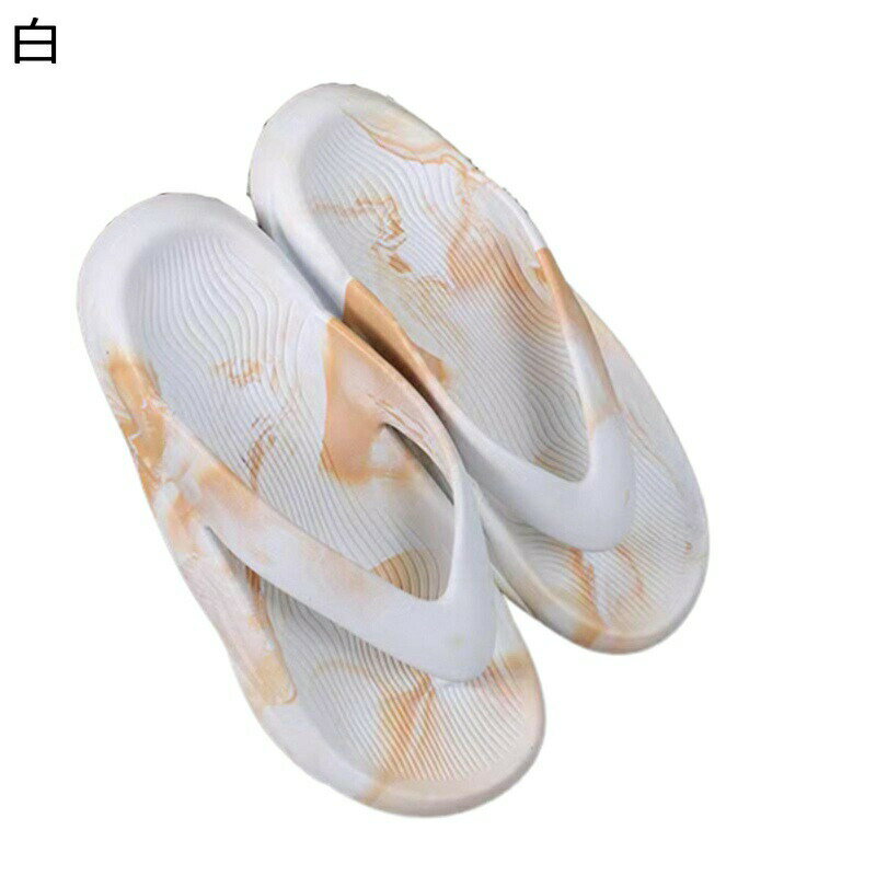 スリッパ トングサンダル 27.5cm 安心スリッパ メンズ 厚底 排水 EVA防臭素材 サンダル サマー ファッション 日常 疲れない 静音超軽量 軽い 縮まない 涼しい 紳士用 室内/室外履き ビーサン 病院 温泉 海