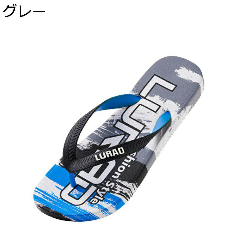 室内スリッパ 英語柄 EVA 迷彩柄 レジャー トングサンダル シャワーサンダル メンズ 排水 ベランダスリ..