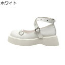 地雷系 厚底パンプス クロスストラップ サブカル リベット コスプレ靴 パンク スタッズ ロリータパンプス ロリータ靴 メイド靴 ステージ 演出 ロリータシューズ ロリータファッション サブカル系