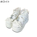 ロリータパンプス レディース 厚底パンプス アンクルストライプ レース フリル 蝶結び 可愛い バックル サブカル系 お嬢様風 地雷系 ロリータシューズ メイド靴 ラウンドトゥ コスプレ ハロウィン
