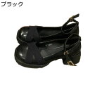 レディース パンプス チャンキーヒール アンクルストライプ 身長アップ 秋用 足細 デイリー 可愛い 疲れにくい 柔らか 超軽量 衝撃吸収 ノンスリップ お呼ばれ ローカット ロリータパンプス