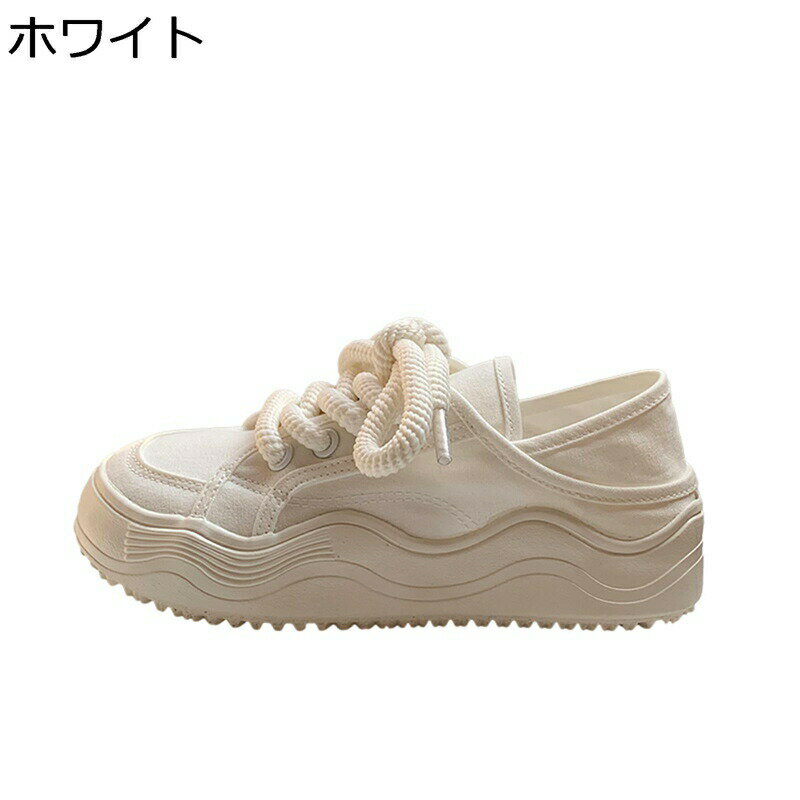 レディース ズック靴 キャンパスシューズ スニーカー 2way かかと踏める サボ 便利 厚底 スポーツシューズ ランニングシューズ 運動靴 カジュアル 走れる 柔らか 軽量 痛くない 美脚(4)