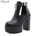 パンプス レディース ハイヒール13cm ショールブーツ 透かし彫り セクシー 春 夏 秋 バックジッパー 原宿 ゴスロリ ギャル 女装 大きいサイズ 粗いかかと おしゃれ 疲れにくい 女性 細見え 女性