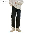 デニムパンツ Gパン メンズ ルーズシルエット 男性 袴パンツ ボトムス 大人 サイドライン 脚長 ストリート hiphop系 レギュラー 裾ゴム リラックス 秋物 秋冬 オートバイ カジュアル ゆったり