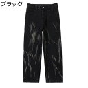 ジーンズ デニムパンツ ボトム カジュアルパンツ メンズ タイダイ染 キングサイズ 男性 クラッシュ ウォッシュ加工 動きやすい トレンド ストリート系 カッコイイ 春夏秋冬 U.S. 米海軍 アメリカン