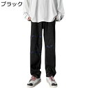 Gパン デニムパンツ ズボン ロングパンツ メンズ ワイドパンツ 柄 お洒落 大きいサイズ ゆったり 紳士用 へやぎ 厚い 立体裁断 おしゃれ ヒップホップ ストレート オールシーズン バイク リペア加工