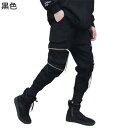 カーゴパンツ 作業パンツ メンズ ヒップホップ ロングパンツ ジップ コットン マルチポケット ストレートパンツ ズボン 軽量 ファッション 男性用 旅行 オリ...