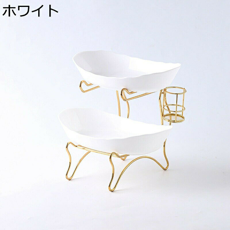 デザートラック ケーキディスプレイスタンド デザートスタンド コンパクト 果物収納 金属+プラスチック 家庭用 テーブルデコレーション お店 インテリア お洒落 パーティー 誕生日 クリスマス