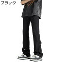 男女兼用 カーゴパンツ ロングパンツ デニムパンツ ワイドパンツ 春秋 機能風 ストリート ストレート カップル ゆったり おしゃれ ファスナー付き カジュアル パンツ 学生 お出かけ 普段着 大きいサイズ
