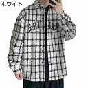 ジャケット チェック柄ジャケット メンズ 春秋 ゆったり オーバーサイズ 韓国風 おしゃれ 千鳥格子 レター 英字柄 カジュアル ヒップホップ ストリート ブル...