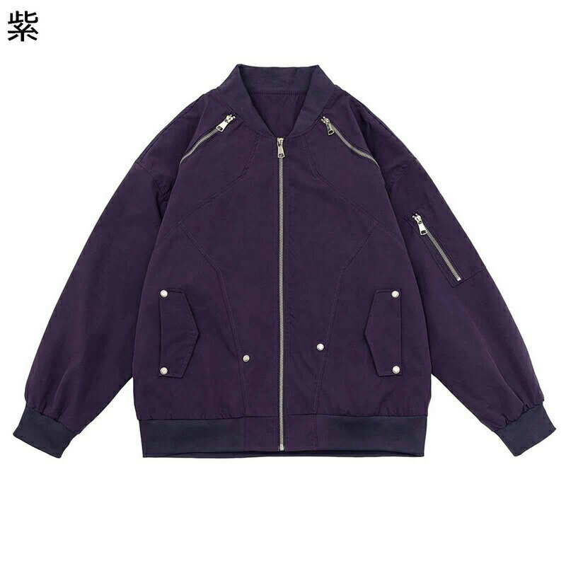 フライトジャケット メンズ ジャンパー ブルゾン 無地 スタジャン 春秋着 MA-1ジャケット エムエーワン 防寒 ウインドブレーカー カジュアルアウター ビッグシルエット ユニセックス モード系