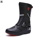 ライダーブーツ バイク用ブーツ メンズ レディース レザー 厚底 防風 レースアップ ロング丈 秋冬春 ミドルカット レーシングブーツ 大きいサイズ 防寒対策 ...