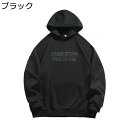 パーカー メンズ 秋 プルオーバー 長袖 トップス フード付き 英字プリント アメカジ お揃い 韓国風 カジュアル リブ裾 お肌に優しい 綿 個性的 スウェット オーバーサイズ 通学 運動 アウトドア 贈り物