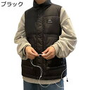 大きいポケット付き 中綿ベスト ハイネック ノースリーブ 防寒ベスト パファーベスト チョッキ 中綿入れ 秋冬服 メンズ 袖なしジャケット ダウンコットン バイク用 ウォーム 通勤用 体?せ
