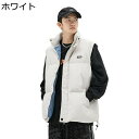 メンズ 中綿ベスト 厚手 ハイネック ポケット付き 中綿入れ ノースリーブ チョッキ 防寒ベスト パファーベスト 春秋冬 無袖コート ダウンコットン 軽量 お出掛け スポーツ 重ね着 通学通勤