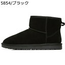 ムートンブーツ 中ボア ミドルカット メンズ レディース スエード 雪靴 雪遊び 防寒靴 紳士靴 ウインターブーツ 無地 防雨 厚底 滑り止め ビッグサイズ 短...