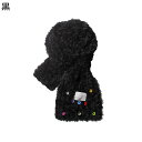 ティペット フェイクファースヌード レディース 防寒 厚手 差し込み式 カラフルなボタンデザイン かわいい 秋冬 首巻き ネックウォーマー ぽかぽか ふわふわ ...