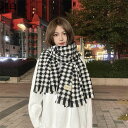 マフラー ボリューム ストール 大判 肩掛け 羽織り チェック柄 フリンジ 男女兼用 ふわふわ カシミヤタッチ 両面使える 防風 冷房対策 ロング ショール 女...