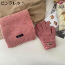 マフラー グローブ 無地 2点セット ストール 大判 ニット編み ユニセックス カシミヤタッチ 防寒 肌触り良い ロングマフラー 女性 アレンジ自在 大人 柔らかい 誕生日 新年 クリスマス プレゼント 春冬