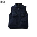 中綿入りベスト メンズ 秋冬服 立ち襟 大きいサイズ ジップポケット ジップアップ 暖かい アウターベスト ゆったり トップス 無袖ジャケット あったか 極暖 ...