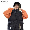 メンズ パファーベスト 4xl ダウン入れ60 ダウンベスト フード付き ダウンコート チョッキ 襟付き ダウンジャケット 重ね着 秋 冬 柔らかい肌触り 防寒...