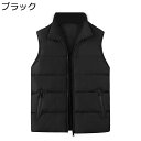 ベスト メンズ ダウン 冬ベスト 秋冬 防寒ベスト 保温 メンズベスト あったか アウター コートイン 秋服 冬服 スリム 韓国風 無地 中厚手 中綿ベスト 棉...