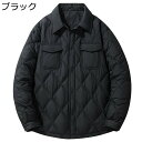 ダウンコート ダウンジャケット メンズ レディース 薄い 軽量 胸ポケット 菱形 キレイ目 ビジネス カップル シャツ アウター 保温 暖かい あったか 男女兼...