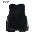 ボアベスト レディース 毛皮ベスト ファーチョッキ ショートゆったり 秋冬 模造 キツネ 毛皮ジャケット 袖なし ジレ チョッキ カジュアル 防寒ウェア あった...