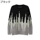 ゆったりセーター クルーネック 秋冬春 トップス レディース メンズ プルオーバー おおきいサイズ ふわふわ 暖かい 柔らかい 保温 カジュアル 男女兼用 クリ...