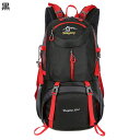 タクティカル 登山用バッグ ウェストベルト ツーウェイジッパー 救援笛付き チェストベルト リュック ユニセックス ハイキングバッグ 戦術 撥水 人体工学 豊富なポケット 収納性 耐久性