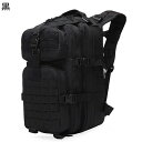 リュックサック MOLLEモジュール タクティカルバックパック ミリタリーバッグ ザック 登山リュック 大型 軍事 戦術 デイパック 男女兼用 耐磨耗 人体工学 撥水 快適 キャンプ用品 コンバット