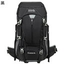 タクティカルザック 50L 多ポケット 笛付き ウェストベルト クッション リュック・サック 登山 大型 トレッキングバッグ ハンティング デイパック 男女通用 防水 耐久性 丈夫 耐震 カジュアル