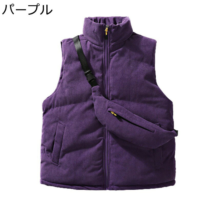 楽天市場】ダウンベスト（カラーパープル）（メンズファッション