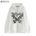 ゴシック パーカー レディース クールゴス メンズ ジップパーカー ジップアップ パーカー 長袖 カジュアル おしゃれ スウェット アウター フード付き 大きいサイズ 秋服 春服 男女兼用 オーバーサイズ ジャケット